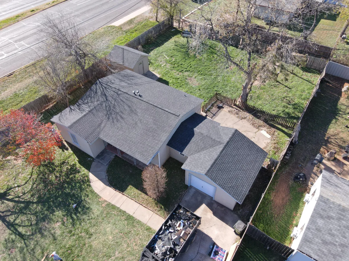 House overhead view
